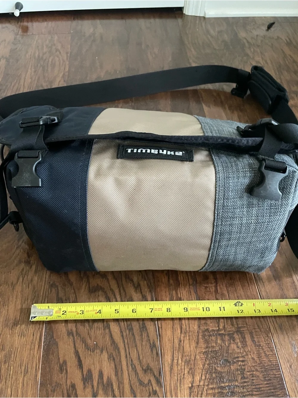Timbuk2 Messenger Bag in Black, Tan & Gray